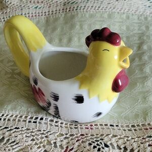 Chestnut Creek Rooster Creamer Pitcher
